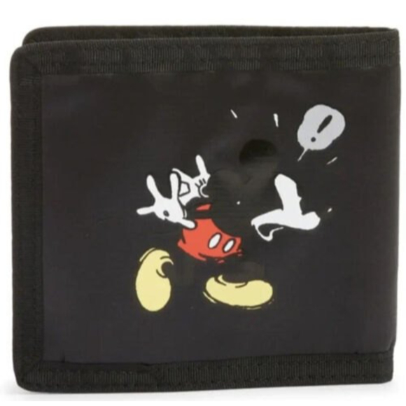 Disney X Diamond Supply Co. What The Diamond Black Nylon Graphic Bi Fold Wallet